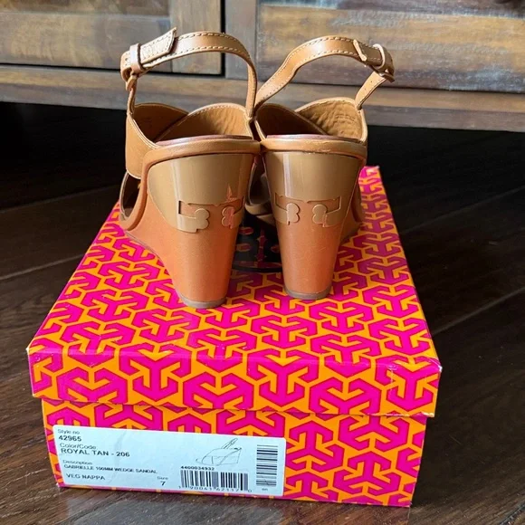 Tory Burch “Gabrielle” Wedge Sandal - Picture 5 of 9